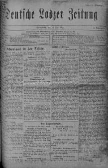 Deutsche Lodzer Zeitung 13 maj 1916 nr 132