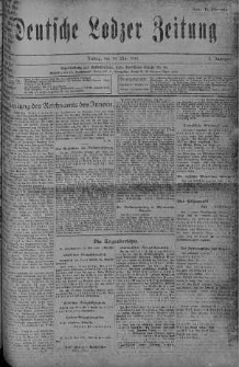 Deutsche Lodzer Zeitung 19 maj 1916 nr 138