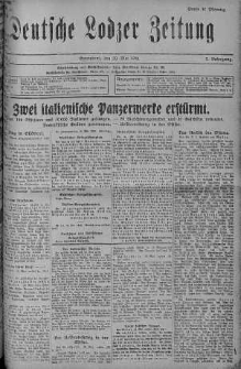 Deutsche Lodzer Zeitung 20 maj 1916 nr 139