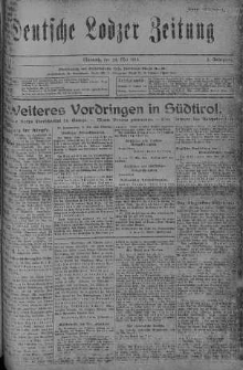 Deutsche Lodzer Zeitung 24 maj 1916 nr 143