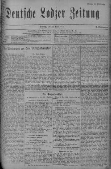 Deutsche Lodzer Zeitung 26 maj 1916 nr 145