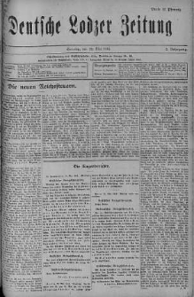 Deutsche Lodzer Zeitung 28 maj 1916 nr 147