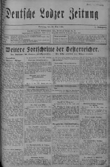 Deutsche Lodzer Zeitung 30 maj 1916 nr 149