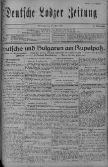 Deutsche Lodzer Zeitung 31 maj 1916 nr 150