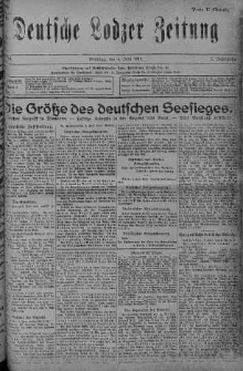 Deutsche Lodzer Zeitung 4 czerwiec 1916 nr 154
