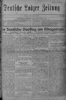 Deutsche Lodzer Zeitung 5 czerwiec 1916 nr 155