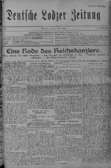 Deutsche Lodzer Zeitung 6 czerwiec 1916 nr 156