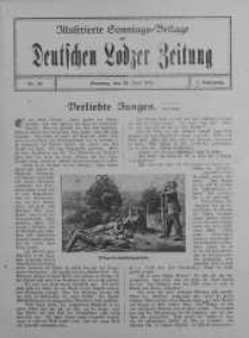 Illustrierte Sonntagsbeilage zur Deutschen Lodzer Zeitung 23 lipiec 1916 nr 29