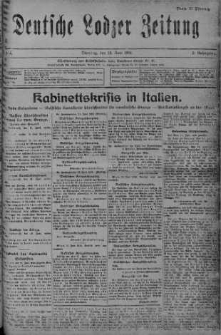 Deutsche Lodzer Zeitung 13 czerwiec 1916 nr 162