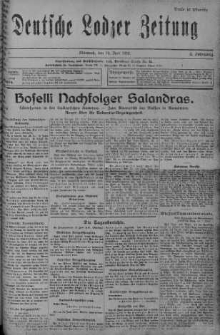 Deutsche Lodzer Zeitung 14 czerwiec 1916 nr 163