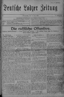 Deutsche Lodzer Zeitung 15 czerwiec 1916 nr 164
