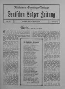 Illustrierte Sonntagsbeilage zur Deutschen Lodzer Zeitung 6 sierpień 1916 nr 31