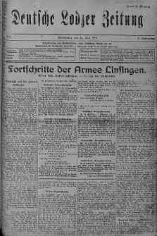 Deutsche Lodzer Zeitung 22 czerwiec 1916 nr 171