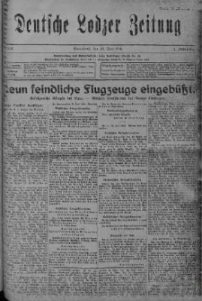 Deutsche Lodzer Zeitung 24 czerwiec 1916 nr 173