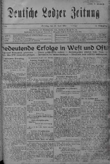 Deutsche Lodzer Zeitung 25 czerwiec 1916 nr 174