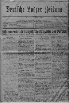 Deutsche Lodzer Zeitung 29 czerwiec 1916 nr 178