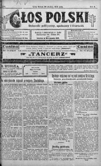 Głos Polski : dziennik polityczny, społeczny i literacki 20 grudzień 1919 nr 347
