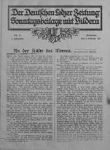 Illustrierte Sonntagsbeilage zur Deutschen Lodzer Zeitung 4 luty 1917 nr 5