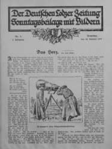 Illustrierte Sonntagsbeilage zur Deutschen Lodzer Zeitung 18 luty 1917 nr 7