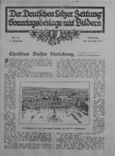 Illustrierte Sonntagsbeilage zur Deutschen Lodzer Zeitung 29 kwiecień 1917 nr 17