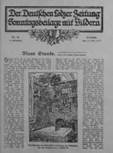 Illustrierte Sonntagsbeilage zur Deutschen Lodzer Zeitung 13 maj 1917 nr 19