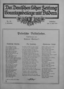 Illustrierte Sonntagsbeilage zur Deutschen Lodzer Zeitung 17 czerwiec 1917 nr 24