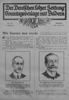 Illustrierte Sonntagsbeilage zur Deutschen Lodzer Zeitung 1 lipiec 1917 nr 26