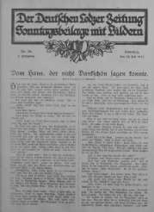Illustrierte Sonntagsbeilage zur Deutschen Lodzer Zeitung 22 lipiec 1917 nr 29