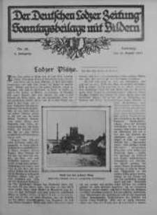 Illustrierte Sonntagsbeilage zur Deutschen Lodzer Zeitung 26 sierpień 1917 nr 34