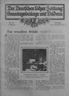 Illustrierte Sonntagsbeilage zur Deutschen Lodzer Zeitung 16 wrzesień 1917 nr 37