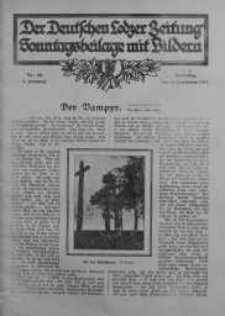 Illustrierte Sonntagsbeilage zur Deutschen Lodzer Zeitung 23 wrzesień 1917 nr 38