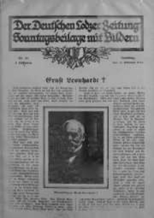 Illustrierte Sonntagsbeilage zur Deutschen Lodzer Zeitung 14 październik 1917 nr 41