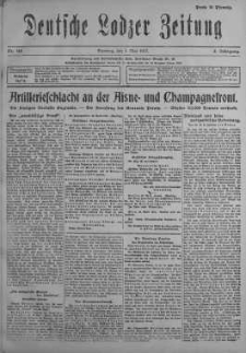 Deutsche Lodzer Zeitung 1 maj 1917 nr 118