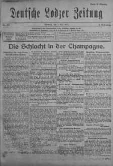 Deutsche Lodzer Zeitung 2 maj 1917 nr 119