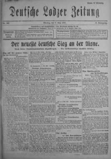 Deutsche Lodzer Zeitung 7 maj 1917 nr 124