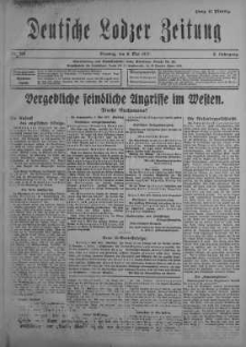 Deutsche Lodzer Zeitung 8 maj 1917 nr 125
