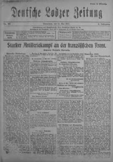 Deutsche Lodzer Zeitung 12 maj 1917 nr 129