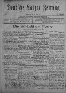 Deutsche Lodzer Zeitung 17 maj 1917 nr 134