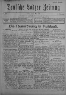 Deutsche Lodzer Zeitung 18 maj 1917 nr 135
