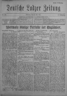 Deutsche Lodzer Zeitung 23 maj 1917 nr 140