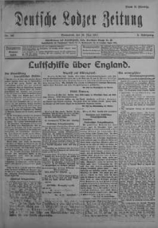 Deutsche Lodzer Zeitung 26 maj 1917 nr 143