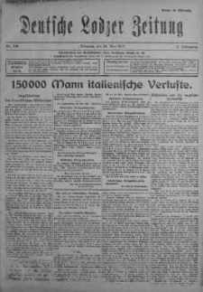 Deutsche Lodzer Zeitung 30 maj 1917 nr 146