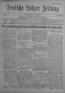 Deutsche Lodzer Zeitung 31 maj 1917 nr 147