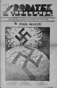 Dodatek Literacko-Naukowy 23 październik 1938