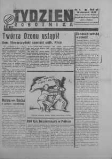 Tydzień Robotnika 16 styczeń R. 6. 1938 nr 3