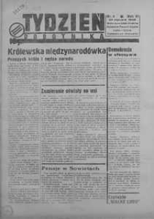 Tydzień Robotnika 23 styczeń R. 6. 1938 nr 4