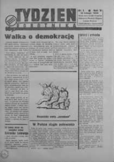 Tydzień Robotnika 13 luty R. 6. 1938 nr 7