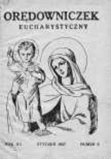 Orędowniczek Eucharystyczny. Organ Krucjaty Eucharystycznej styczeń R. 12.1936/1937 nr 5