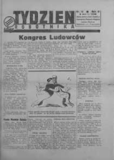 Tydzień Robotnika 6 marzec R. 6. 1938 nr 10