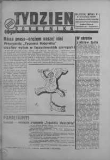 Tydzień Robotnika 3 kwiecień R. 6. 1938 nr 15